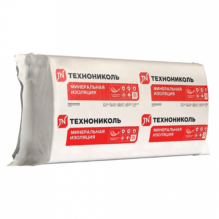 Минеральная изоляция ТЕХНОНИКОЛЬ 37 PN Теплый каркас ПРОФ (24) 1200х610х50 мм, 17,568м2