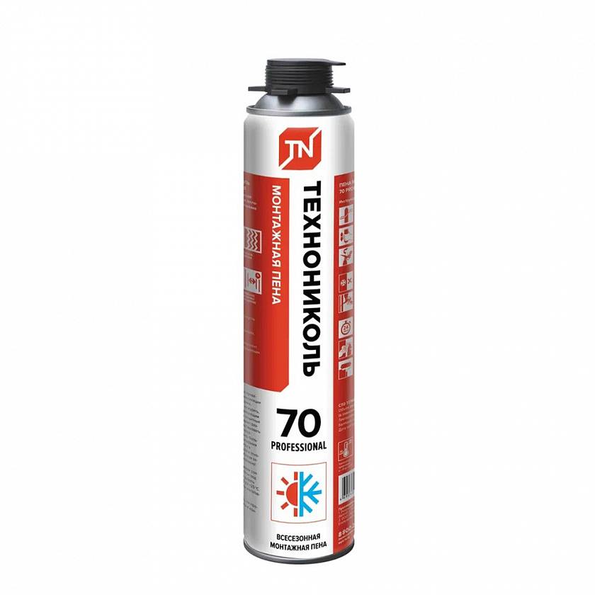 Пена монтажная ТЕХНОНИКОЛЬ 70 PROFESSIONAL всесезонная 